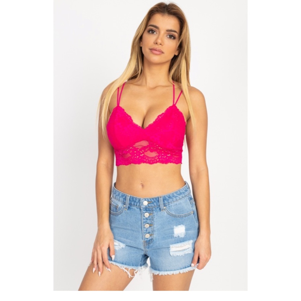 Hot Pink Crop Top